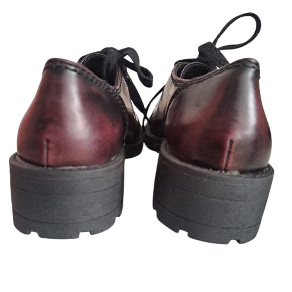 K9 by Rocket Dog Women's Y2K Style Retro Lace Up Shoes Burnt Burgundy Sz 7.5 - Picture 5 of 8